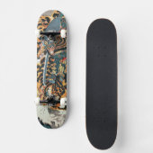 Samurai Fighting a Tiger, Kuniyoshi, Ukiyo-e スケートボード (正面)