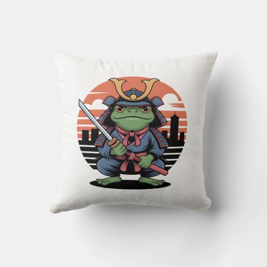 Samurai Frog クッション (裏面)