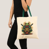 Samurai frog warrior Budget Tote トートバッグ (正面(商品))