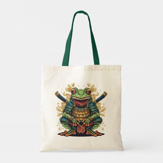 Samurai frog warrior Budget Tote トートバッグ (裏面)