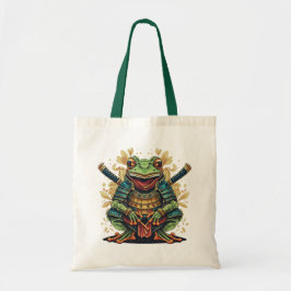 Samurai frog warrior Budget Tote トートバッグ