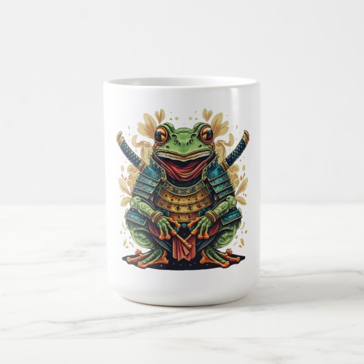 Samurai frog warrior Classic Mug コーヒーマグカップ (中央)