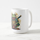 Samurai frog warrior Classic Mug コーヒーマグカップ (正面右)