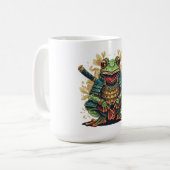 Samurai frog warrior Classic Mug コーヒーマグカップ (正面左)