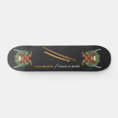 Samurai frog warrior Skateboard スケートボード (横)
