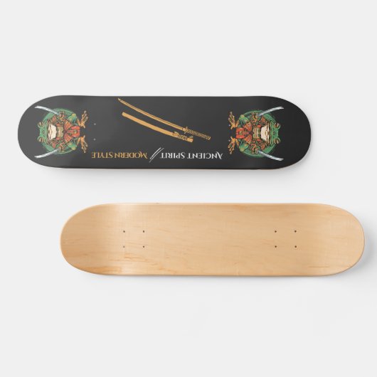 Samurai frog warrior Skateboard スケートボード (横)
