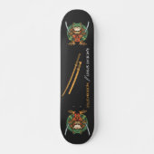 Samurai frog warrior Skateboard スケートボード (正面)