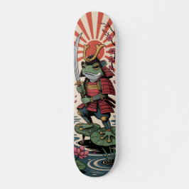 Samurai Frog warrior Skateboard スケートボード
