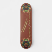 Samurai frog warrior Skateboard スケートボード (正面)