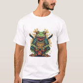 Samurai frog warrior tシャツ (正面)