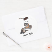 SAMURAI FROGS SCENE #1 ラウンドシール (封筒)