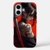 Samurai girl Case-Mate iPhoneケース (裏面)