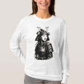 Samurai Girl street art Tシャツ (正面)
