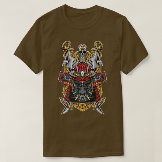 Samurai Head Tシャツ (デザイン正面)