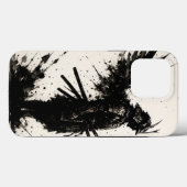 Samurai Ink Art – Coque iPhone Guerrier avec Ailes Case-Mate iPhoneケース (裏面 (横))