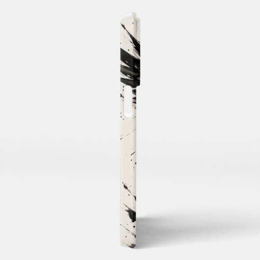 Samurai Ink Art – Coque iPhone Guerrier avec Ailes iPhoneケース (右側面)