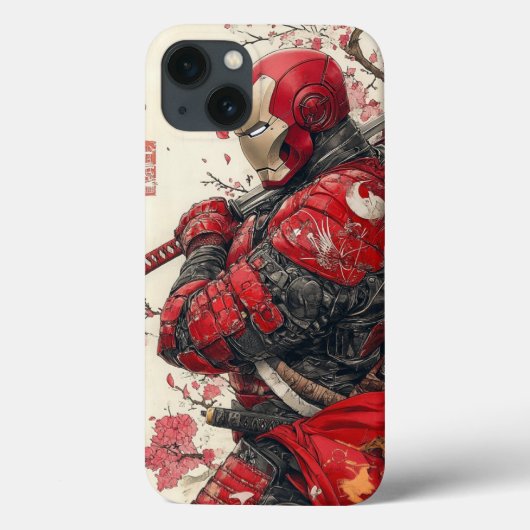 Samurai Iron Man: Crimson Shogun Armor Case Case-Mate iPhoneケース (裏面)