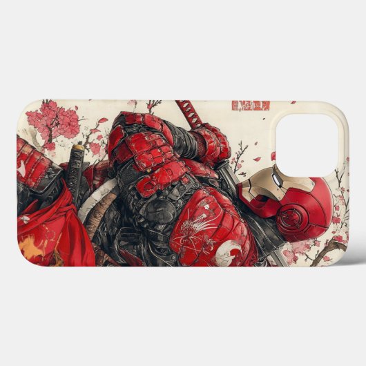Samurai Iron Man: Crimson Shogun Armor Case Case-Mate iPhoneケース (裏面 (横))