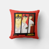 Samurai Jack Character Tri-Panel Futuristic Frame クッション (正面)