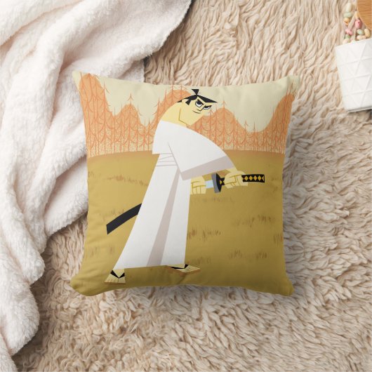 Samurai Jack Drawing Sword クッション (ブランケット)