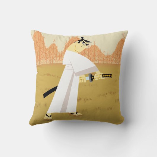 Samurai Jack Drawing Sword クッション (裏面)