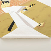 Samurai Jack Drawing Sword シェルパブランケット (3/4)