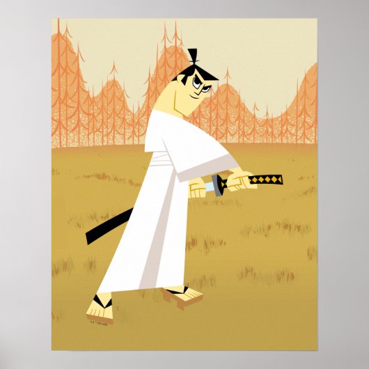 Samurai Jack Drawing Sword ポスター (正面)