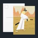 Samurai Jack Drawing Sword ポストカード<br><div class="desc">Check out this character graphic of Samurai Jack drawing his sword!</div>