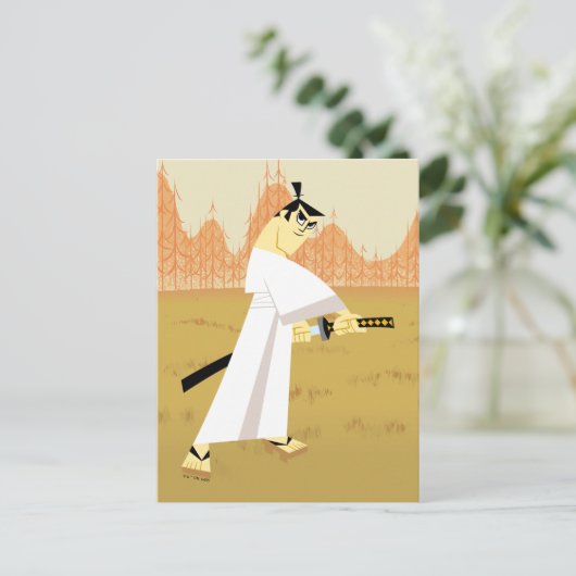 Samurai Jack Drawing Sword ポストカード (スタンド正面)