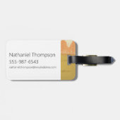 Samurai Jack Drawing Sword ラゲッジタグ (裏面横)