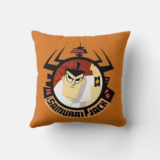 Samurai Jack In Aku Futuristic Frame クッション (裏面)