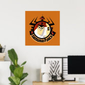 Samurai Jack In Aku Futuristic Frame ポスター (ホームオフィス)