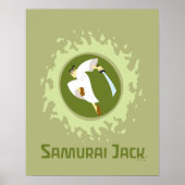 Samurai Jack Leaping Graphic ポスター (正面)