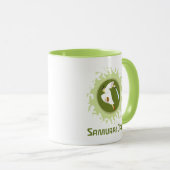 Samurai Jack Leaping Graphic マグカップ (正面右)
