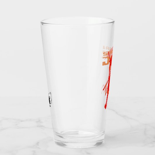 Samurai Jack Red Warrior Graphic タンブラーグラス (右)