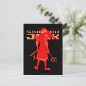 Samurai Jack Red Warrior Graphic ポストカード (スタンド正面)