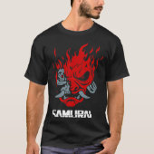 Samurai Japanese Gaming 2077 Art Game Style retro  Tシャツ (正面)