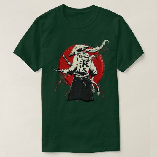 Samurai Japanese warrior bushido swordsman  (2) Tシャツ (デザイン正面)