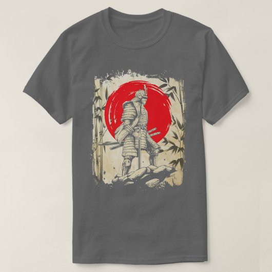 Samurai Japanese Warrior Hero Japan Swordsmen  Tシャツ (デザイン正面)
