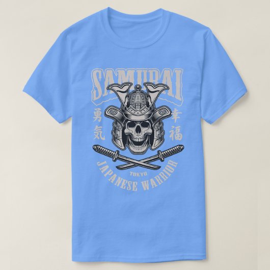Samurai Japanese Warrior  Tシャツ (デザイン正面)
