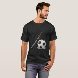 Samurai Katana and Soccer Ball - Japan Tシャツ
