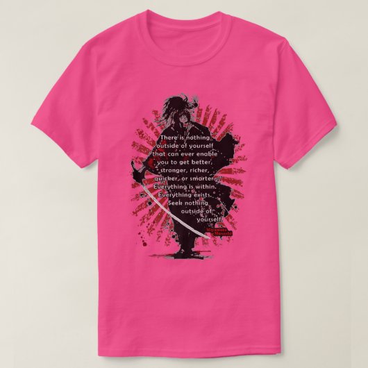 Samurai  Miyamoto Musashi, Wisdom  (2) Tシャツ (デザイン正面)