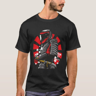 Samurai motorcyclist tシャツ