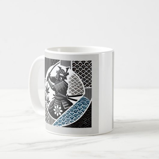 Samurai Mug コーヒーマグカップ (正面左)