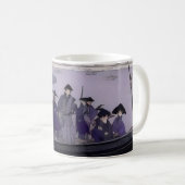 Samurai Mug Japanese Art Ukiyo-e Style コーヒーマグカップ (正面右)