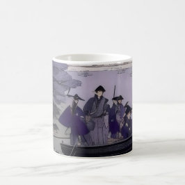 Samurai Mug Japanese Art Ukiyo-e Style コーヒーマグカップ