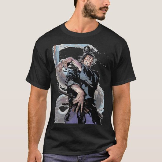 Samurai Musashi Miyamoto Tシャツ (正面)
