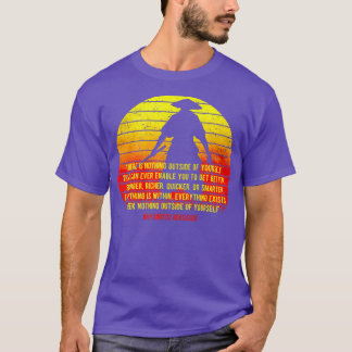 Samurai Musashi Wisdom, Backprint (2) Tシャツ