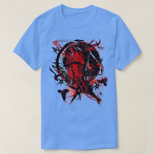 samurai ninja Samurai Katana Ramen Ninja Kimono  Tシャツ (デザイン正面)