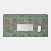 Samurai Octopus with VR Headset デスクマット (キーボード&マウス)